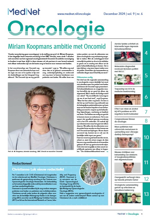 Voorkant oncologie krant nummer 6